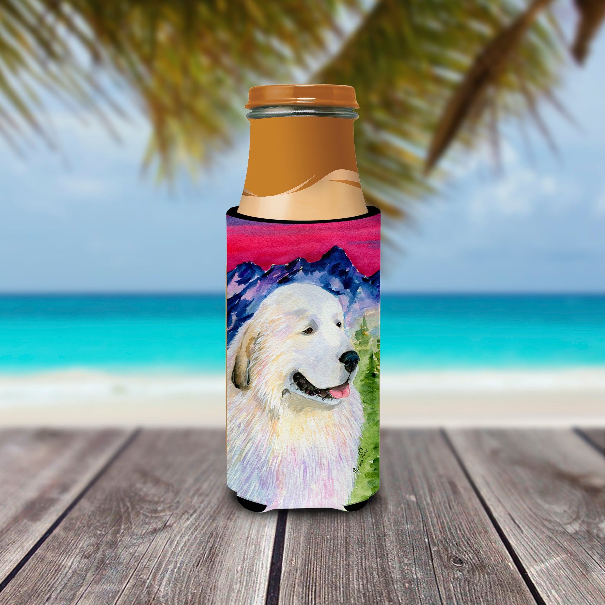 Great Pyrenees Ultra Beverage Insulators for slim cans SS8473MUK