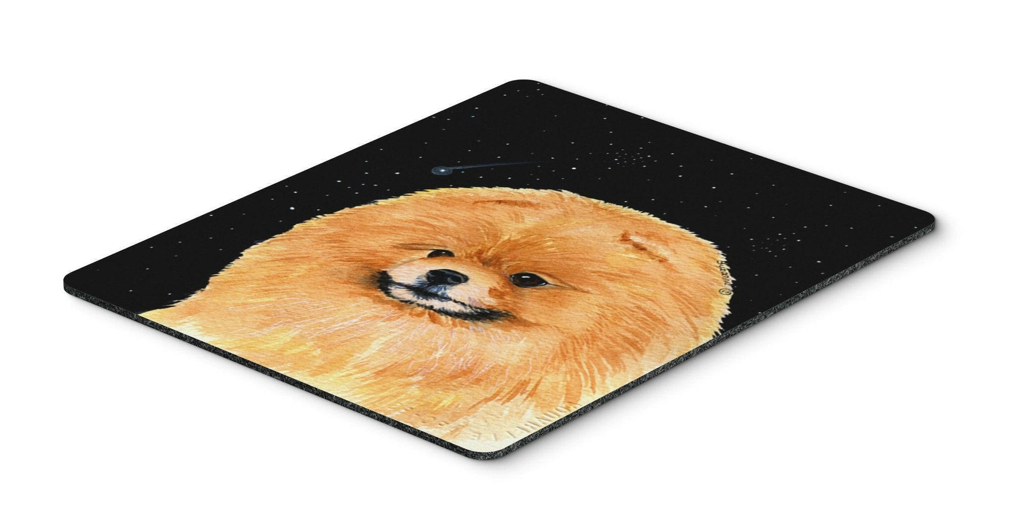 Starry Night Pomeranian Mouse Pad / Hot Pad / Trivet by Caroline's Treasures
