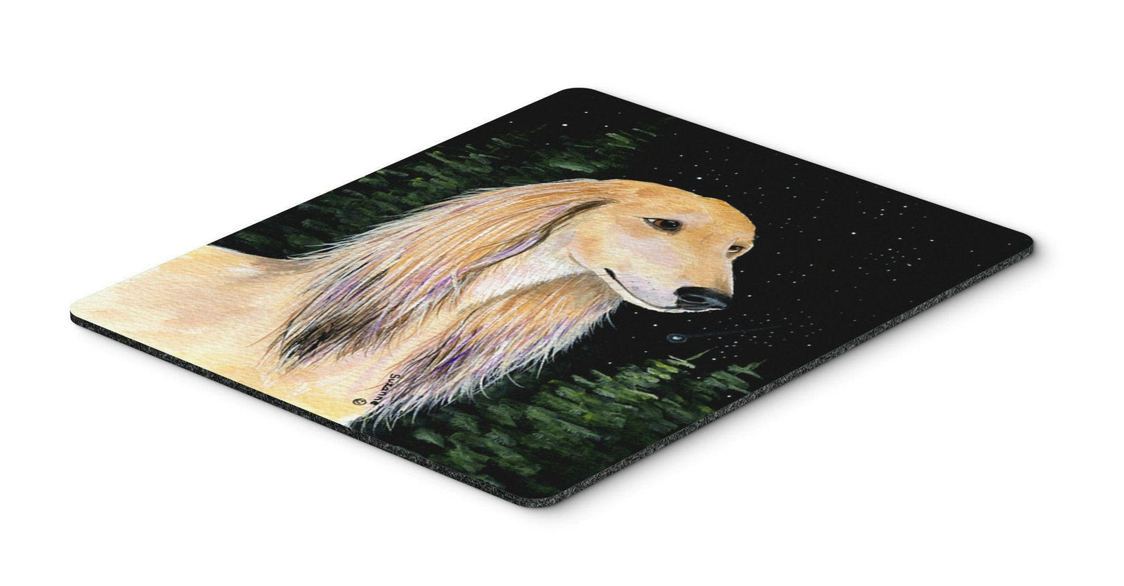 Starry Night Saluki Mouse Pad / Hot Pad / Trivet by Caroline's Treasures