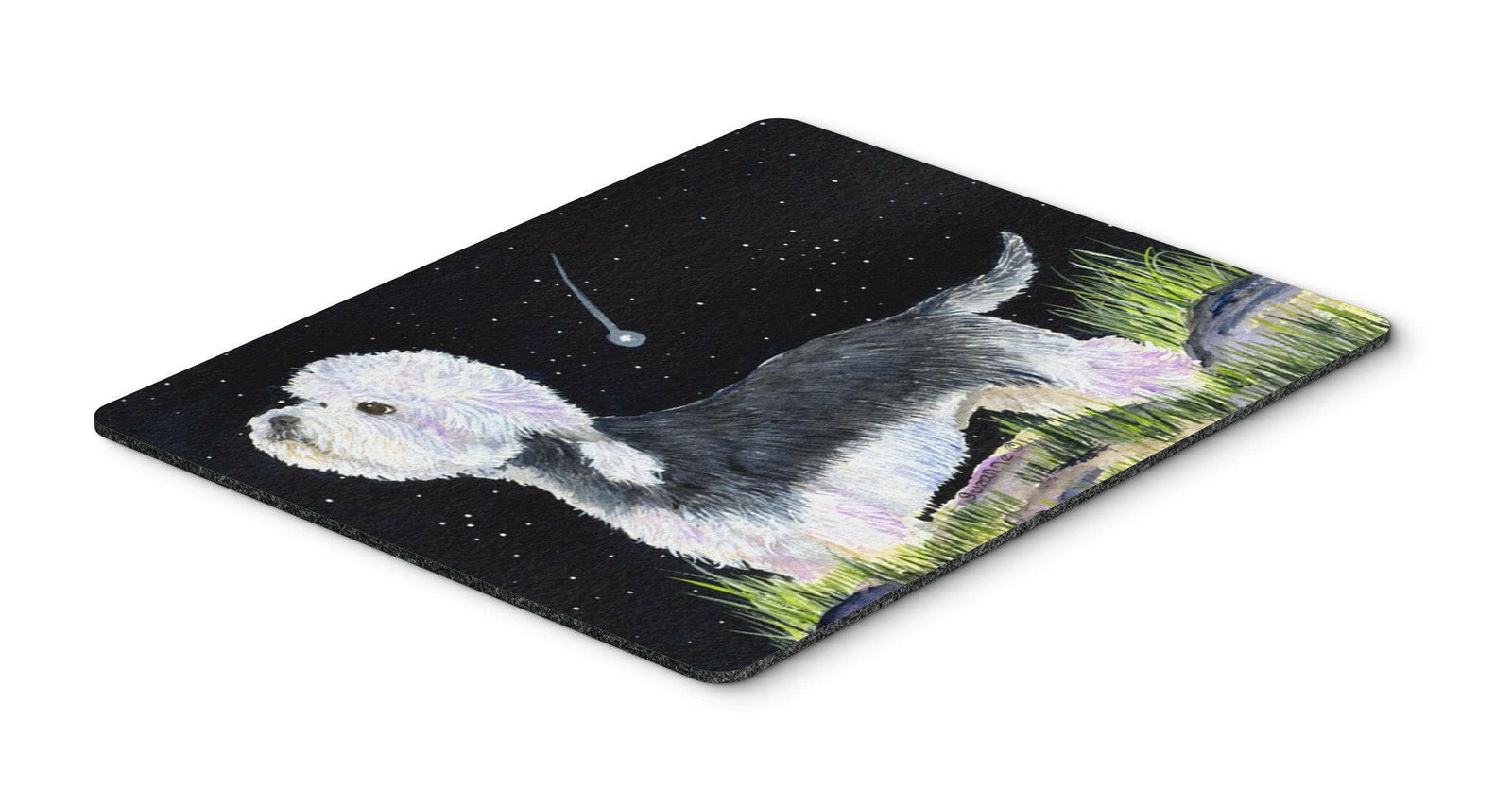 Starry Night Dandie Dinmont Terrier Mouse pad, hot pad, or trivet by Caroline's Treasures