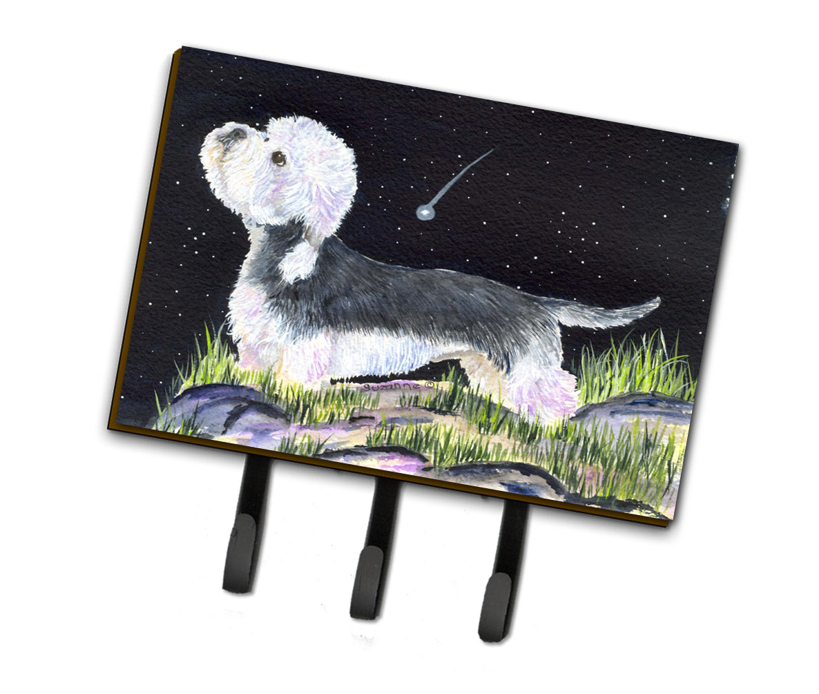 Starry Night Dandie Dinmont Terrier Leash Holder or Key Hook