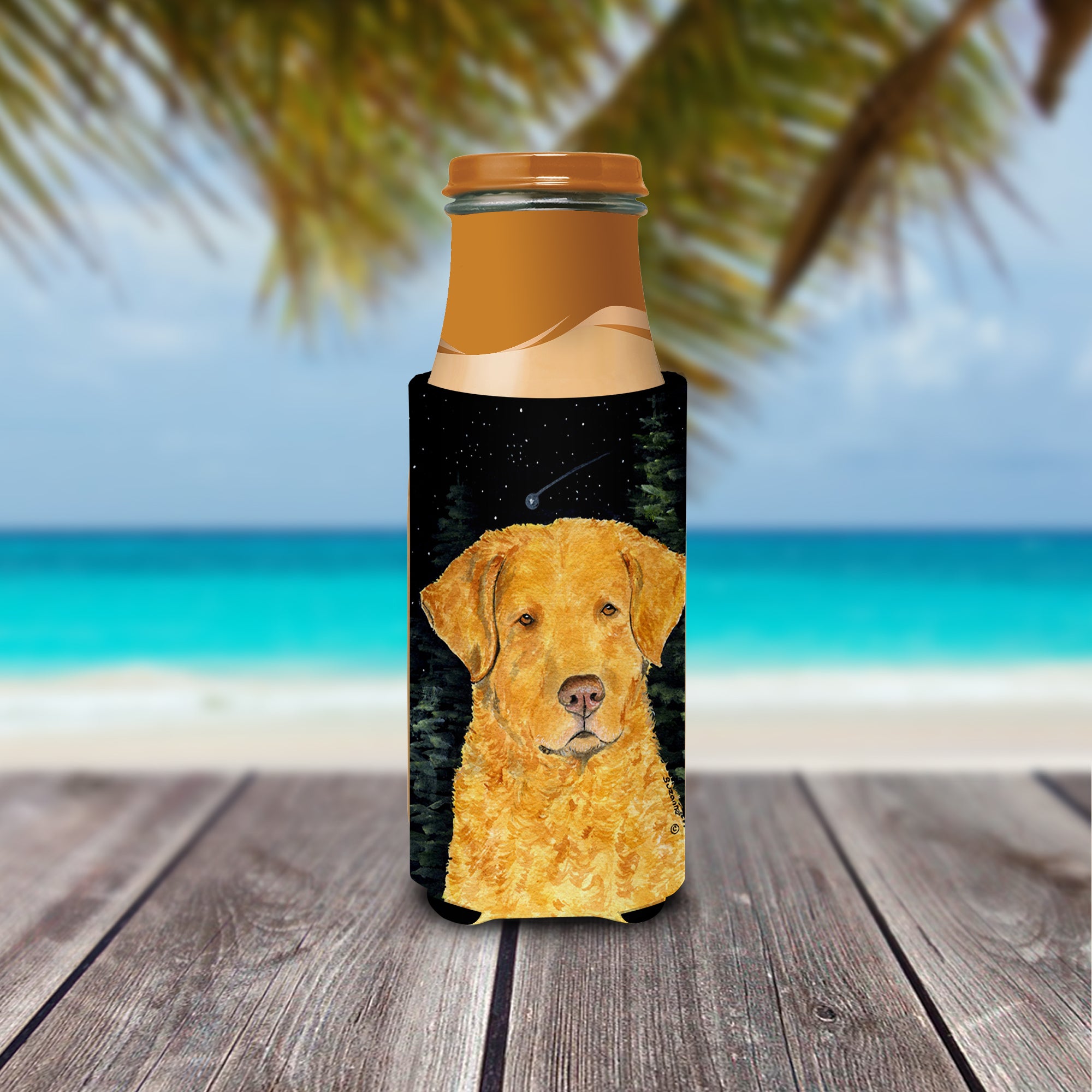 Starry Night Chesapeake Bay Retriever Ultra Beverage Isolateurs pour canettes minces SS8487MUK
