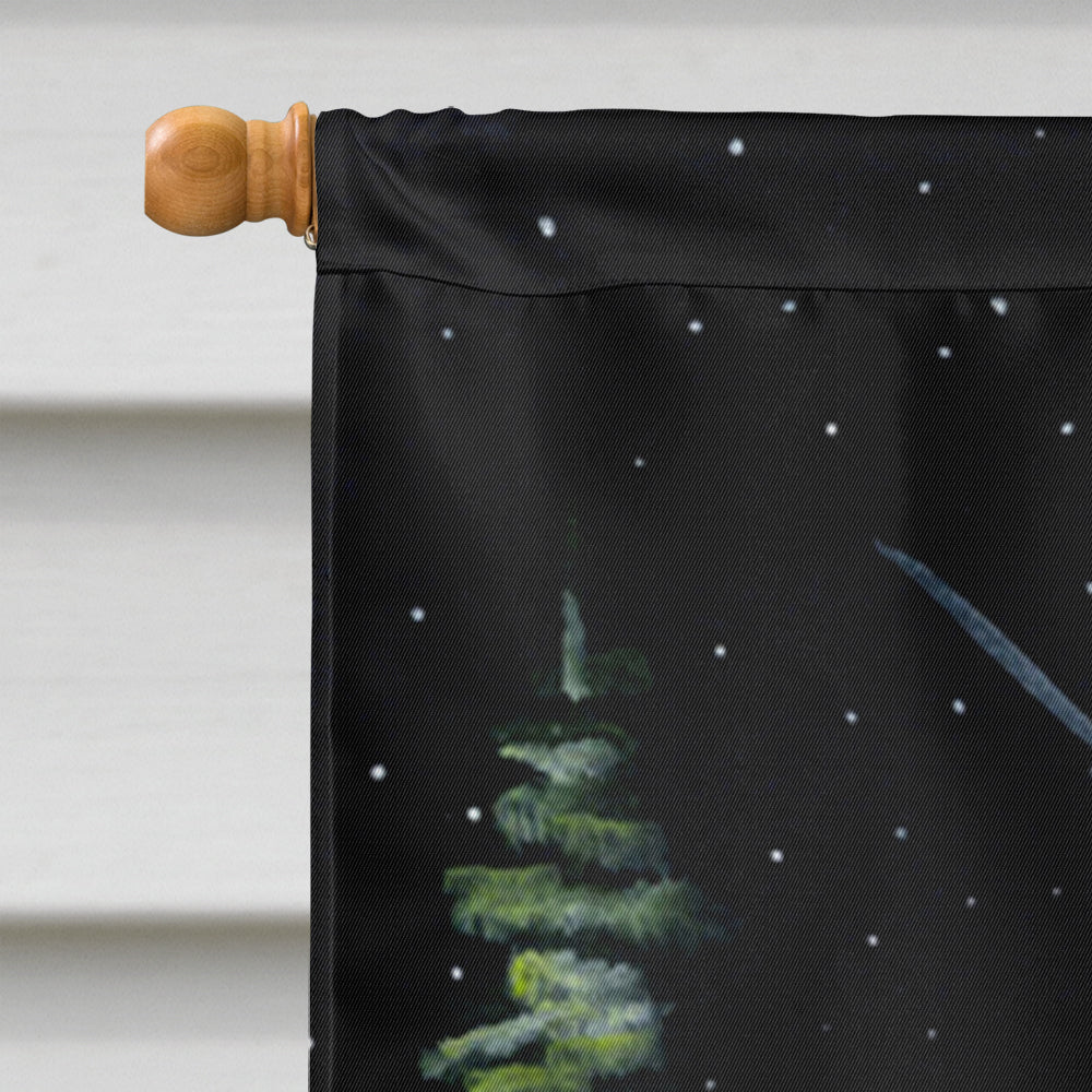 Starry Night Chow Chow Flag Canvas House Size