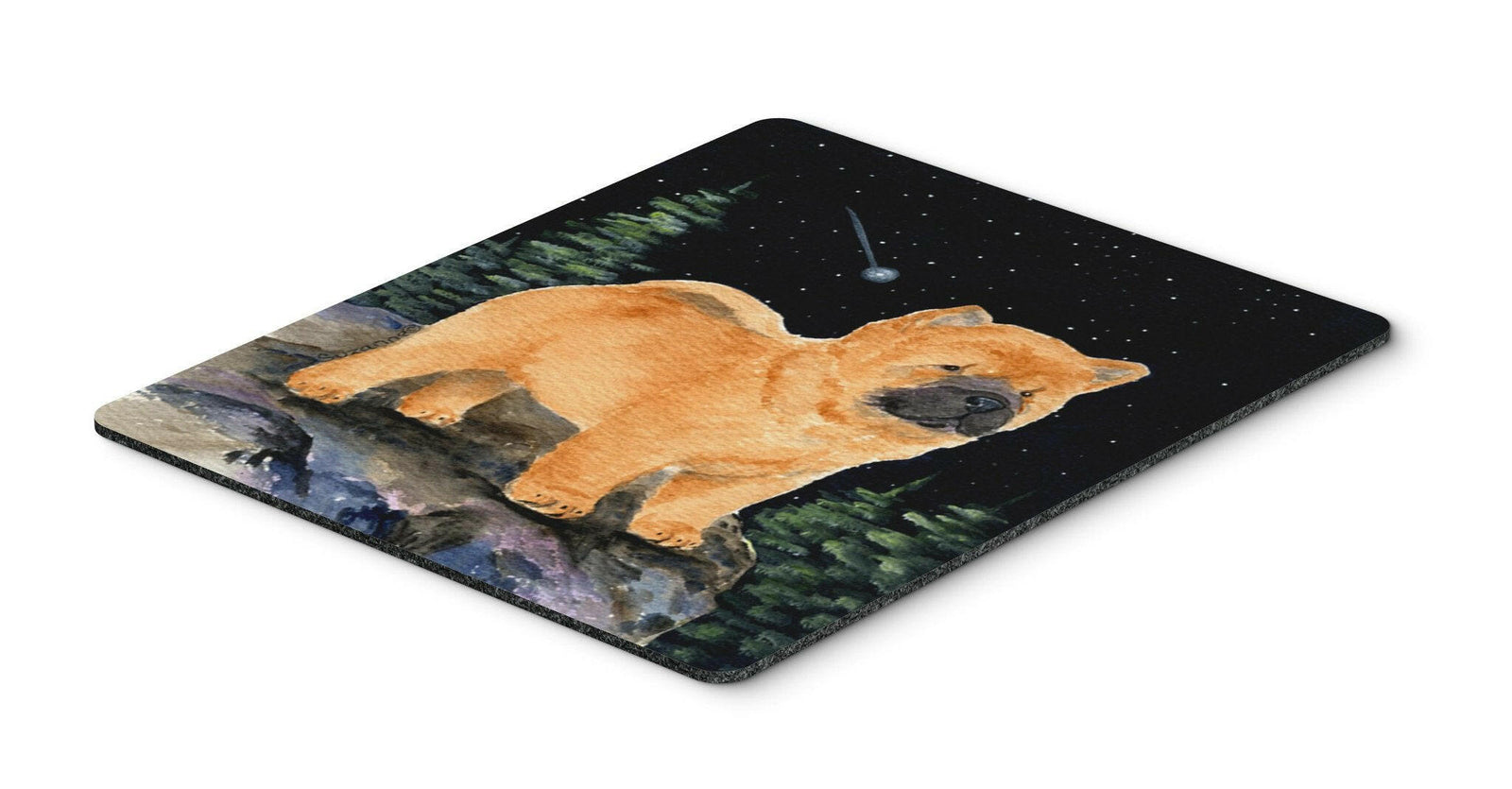 Starry Night Chow Chow Mouse Pad / Hot Pad / Trivet by Caroline's Treasures
