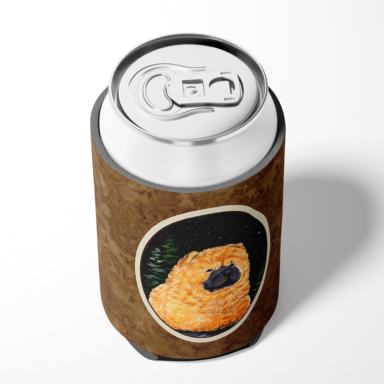 Starry Night Chow Chow Can or Bottle Beverage Insulator Hugger.