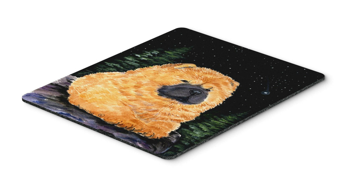 Starry Night Chow Chow Mouse Pad / Hot Pad / Trivet by Caroline&#39;s Treasures