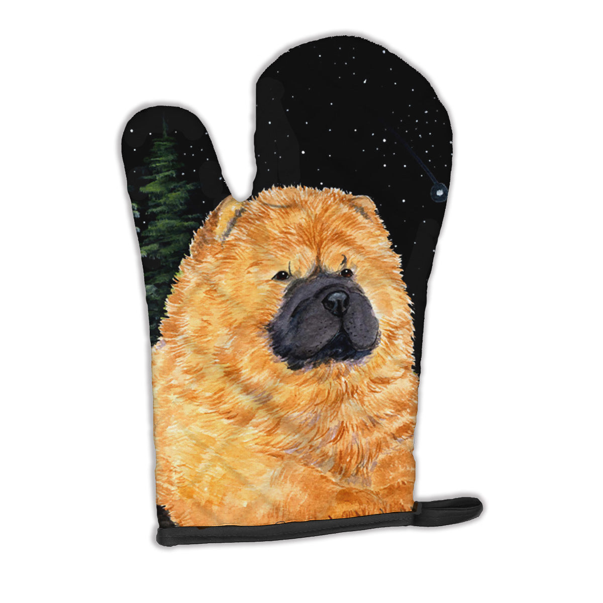 Starry Night Chow Chow Oven Mitt SS8489OVMT  the-store.com.