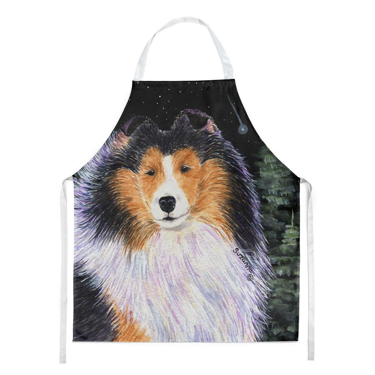 Starry Night Collie Apron - the-store.com