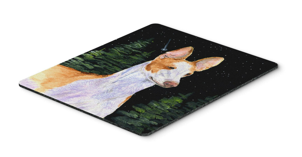 Starry Night Ibizan Hound Mouse Pad / Hot Pad / Trivet by Caroline&#39;s Treasures