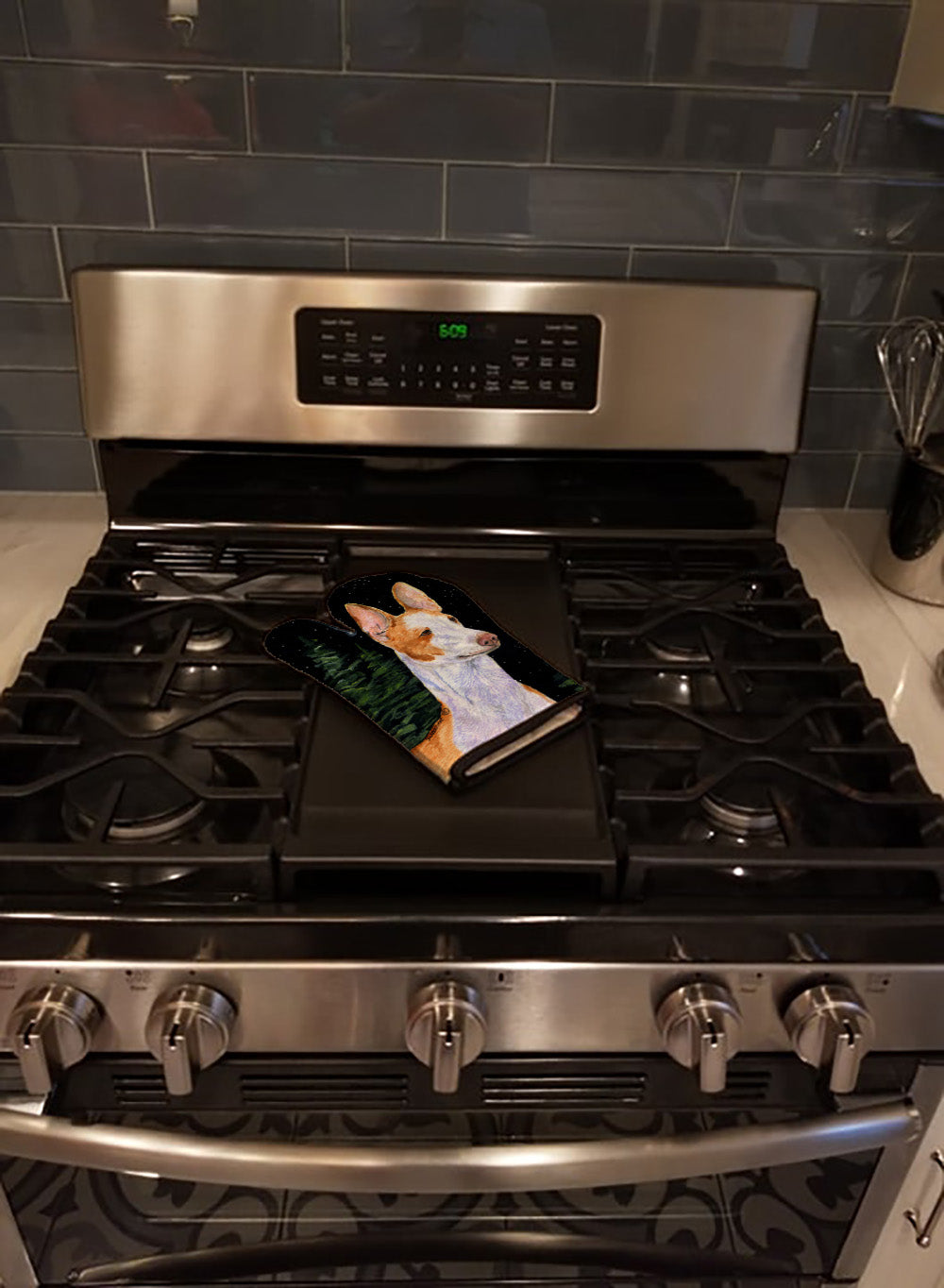 Caroline's Treasures Starry Night Ibizan Hound Oven Mitt SS8495OVMT