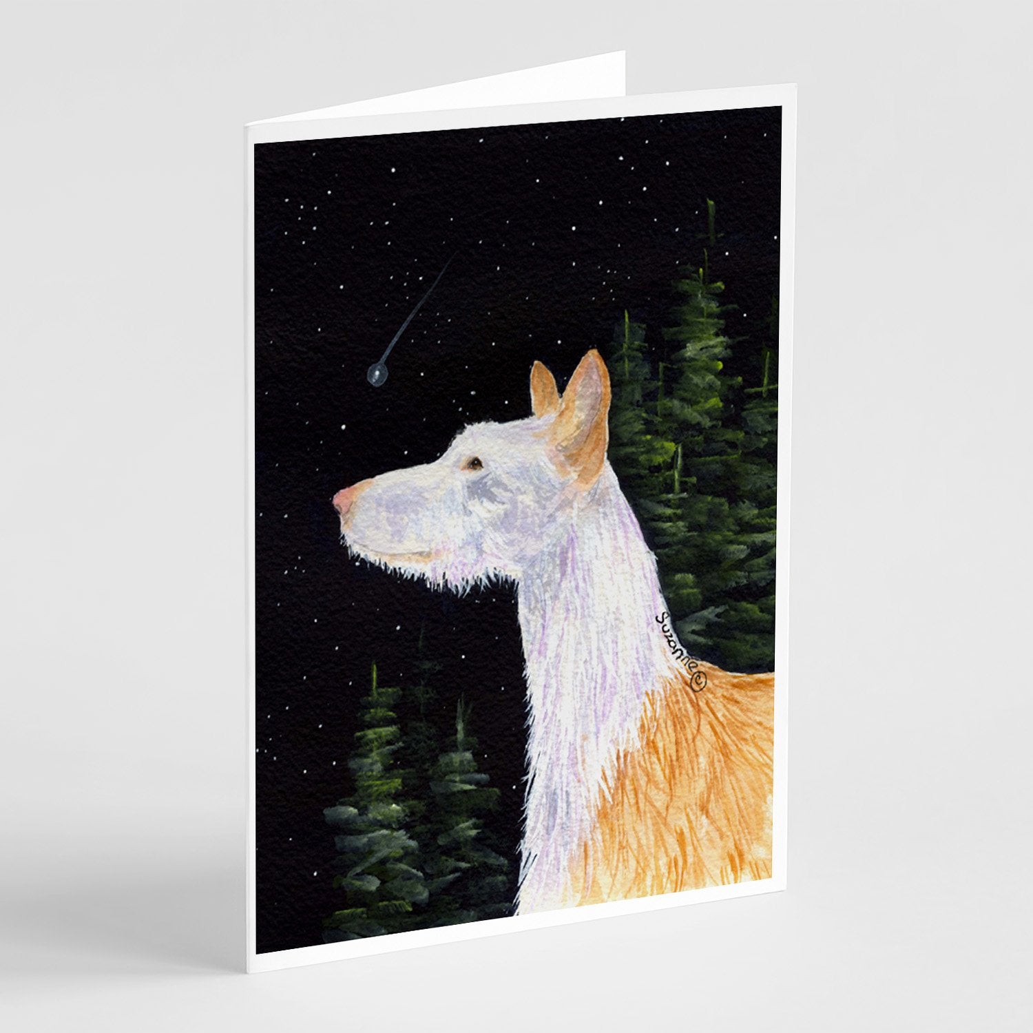 Buy this Starry Night Ibizan Hound Greeting Cards and Envelopes Pack of 8