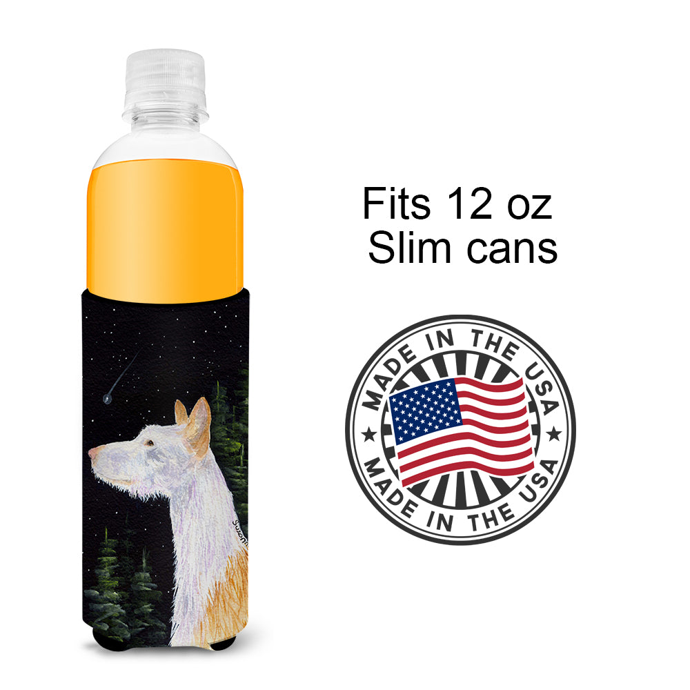 Starry Night Ibizan Hound Ultra Beverage Insulators for slim cans SS8499MUK.