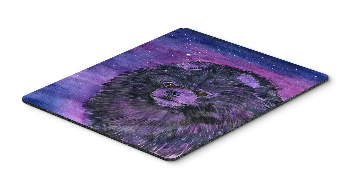 Starry Night Pomeranian Mouse Pad / Hot Pad / Trivet by Caroline&#39;s Treasures