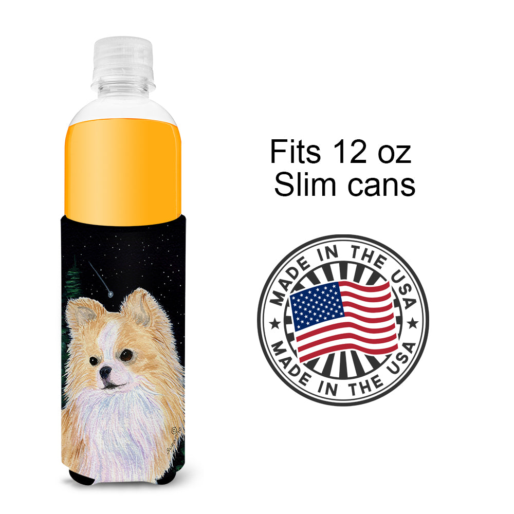 Starry Night Chihuahua Ultra Beverage Insulators for slim cans SS8508MUK.