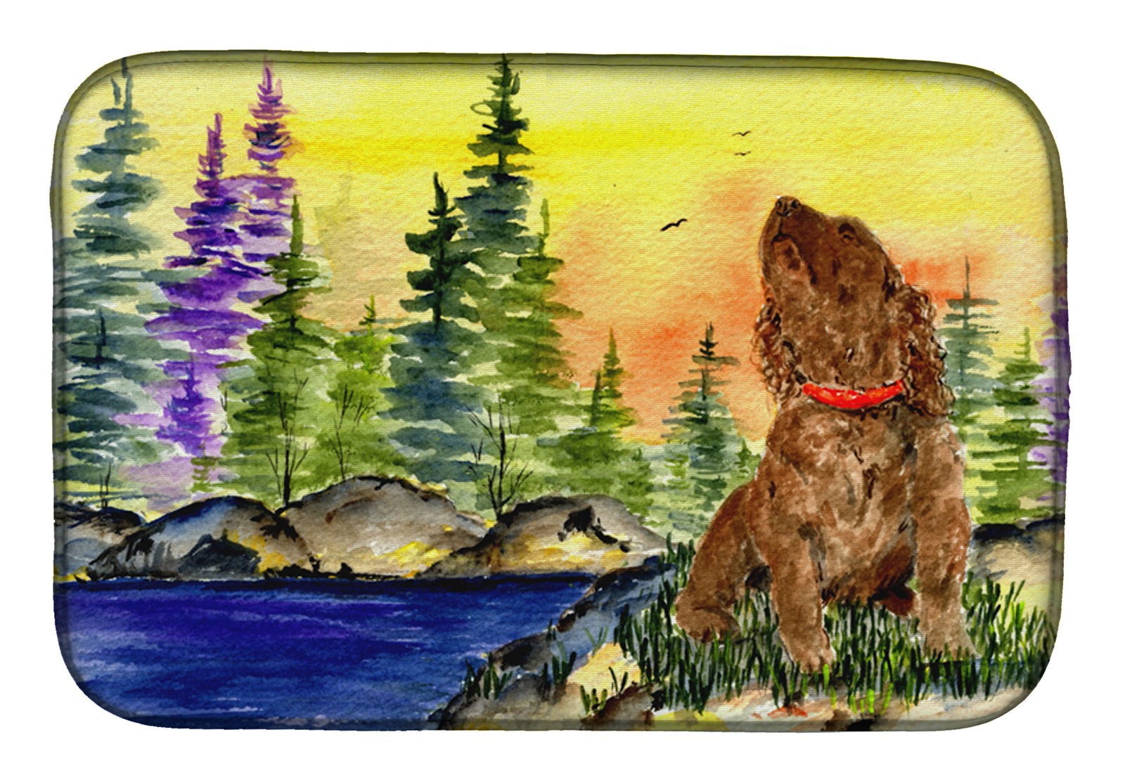 American Water Spaniel Dish Drying Mat SS8509DDM  the-store.com.