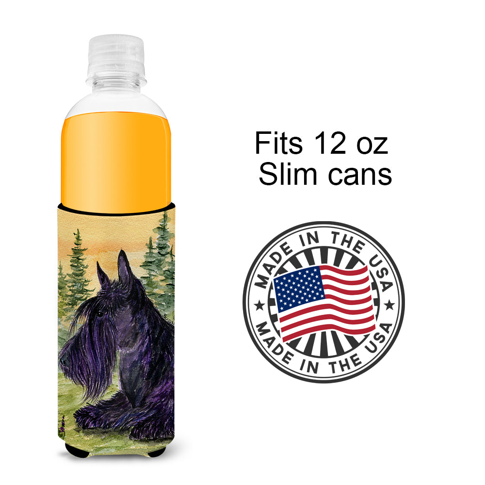 Scottish Terrier Ultra Beverage Insulators for slim cans SS8511MUK.