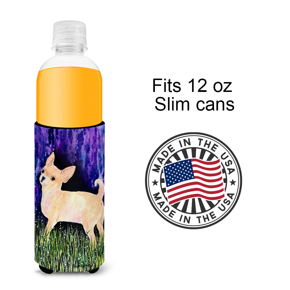 Starry Night Chihuahua Ultra Beverage Insulators for slim cans SS8514MUK