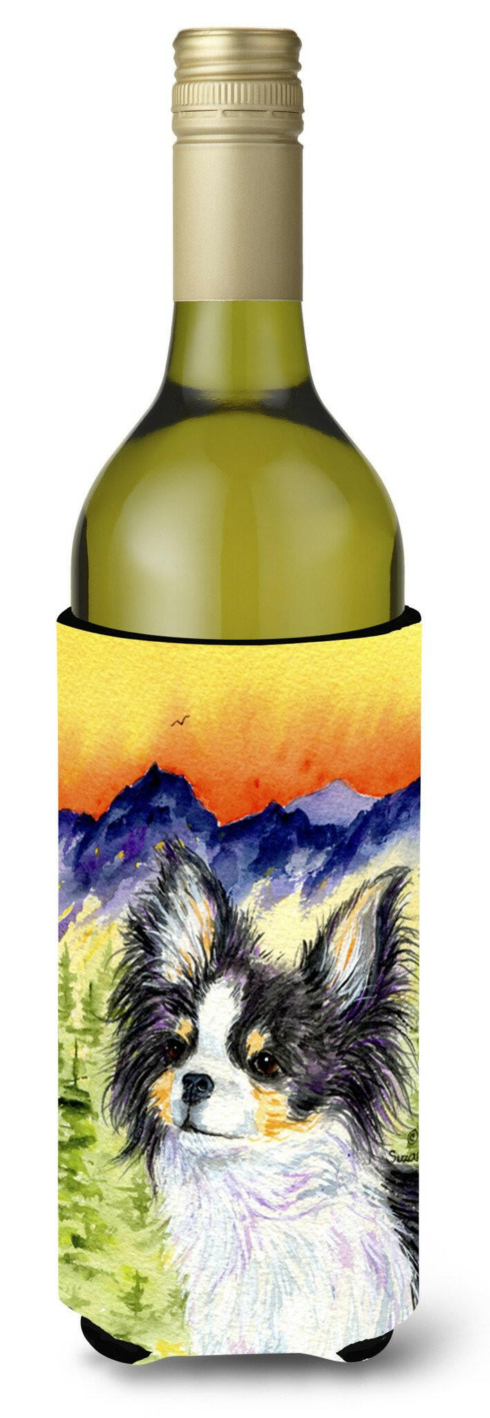 Chihuahua Wine Bottle Beverage Insulator Beverage Insulator Hugger SS8517LITERK by Caroline's Treasures