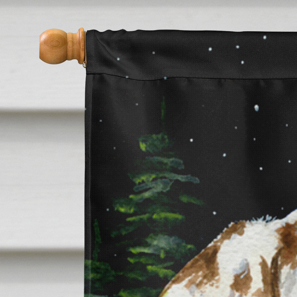 Starry Night Dalmatian Flag Canvas House Size  the-store.com.