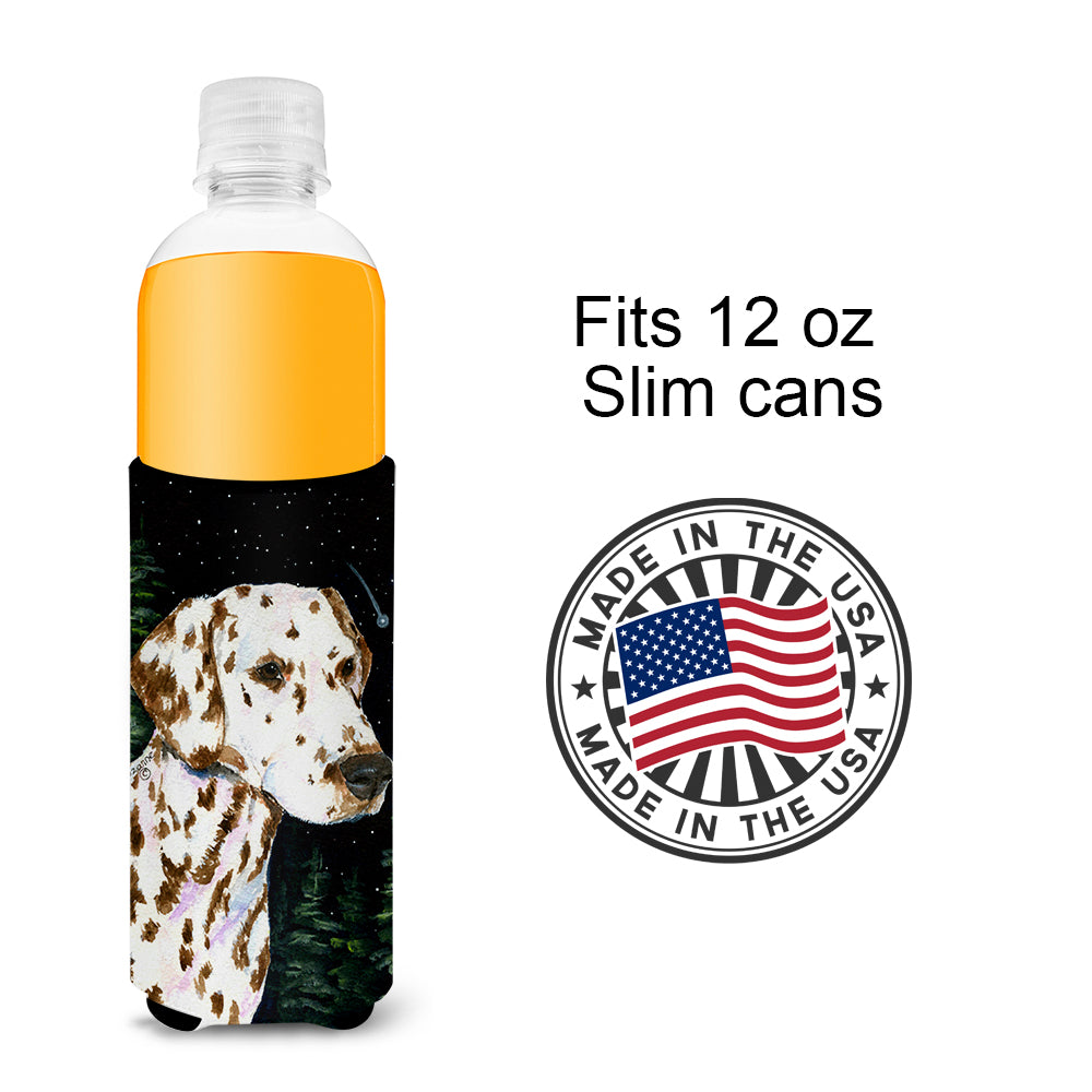 Starry Night Dalmatian Ultra Beverage Insulators for slim cans SS8518MUK.