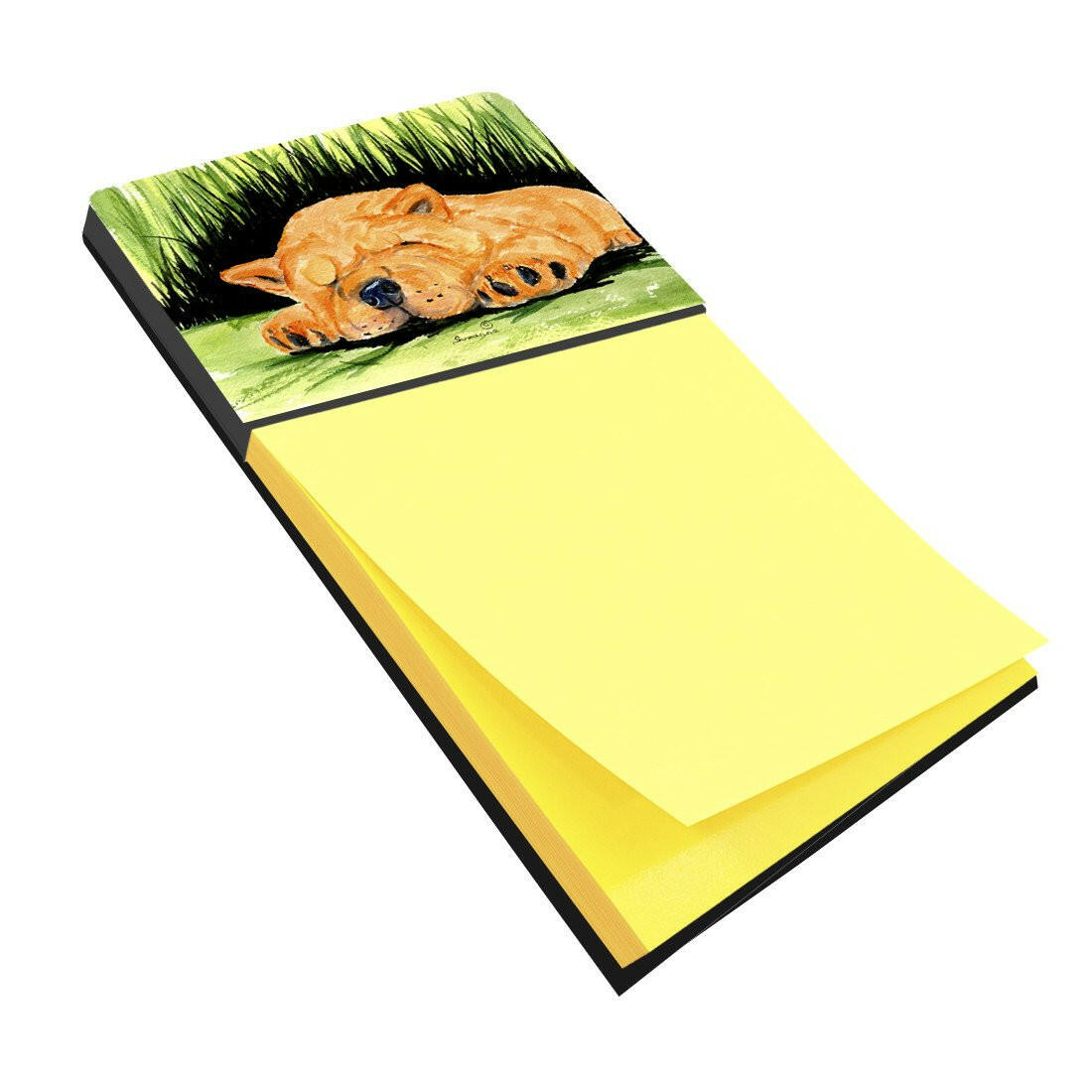 Chow Chow Refiillable Sticky Note Holder or Postit Note Dispenser SS8526SN by Caroline's Treasures
