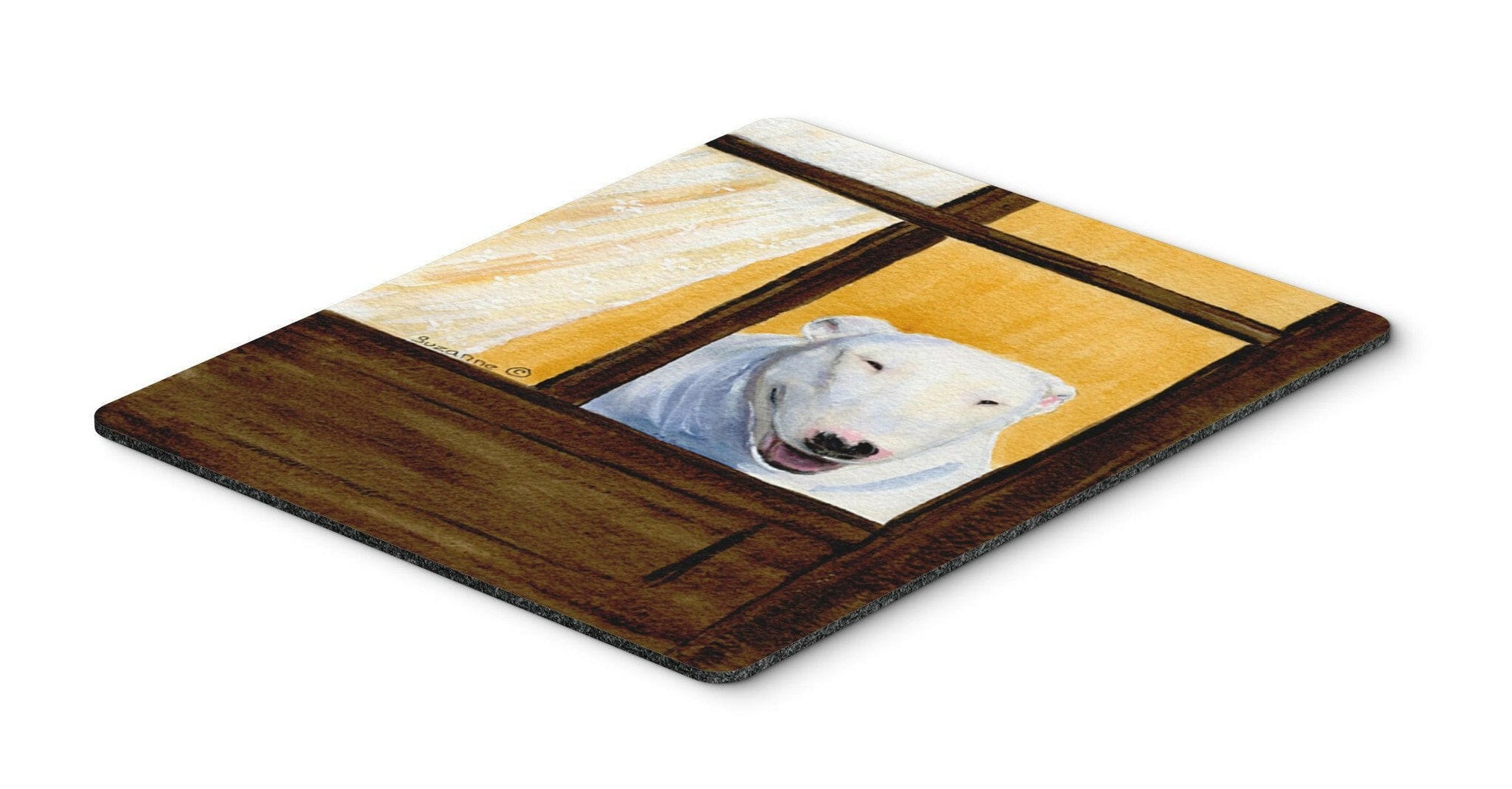 Bull Terrier Mouse Pad, Hot Pad or Trivet by Caroline's Treasures