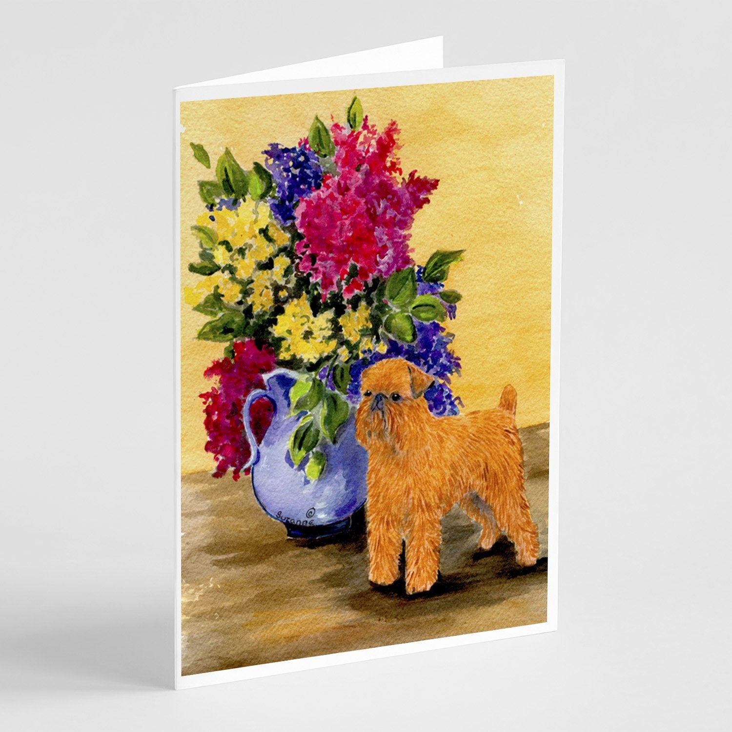 Buy this Brussels Griffon Greeting Cards and Envelopes Pack of 8