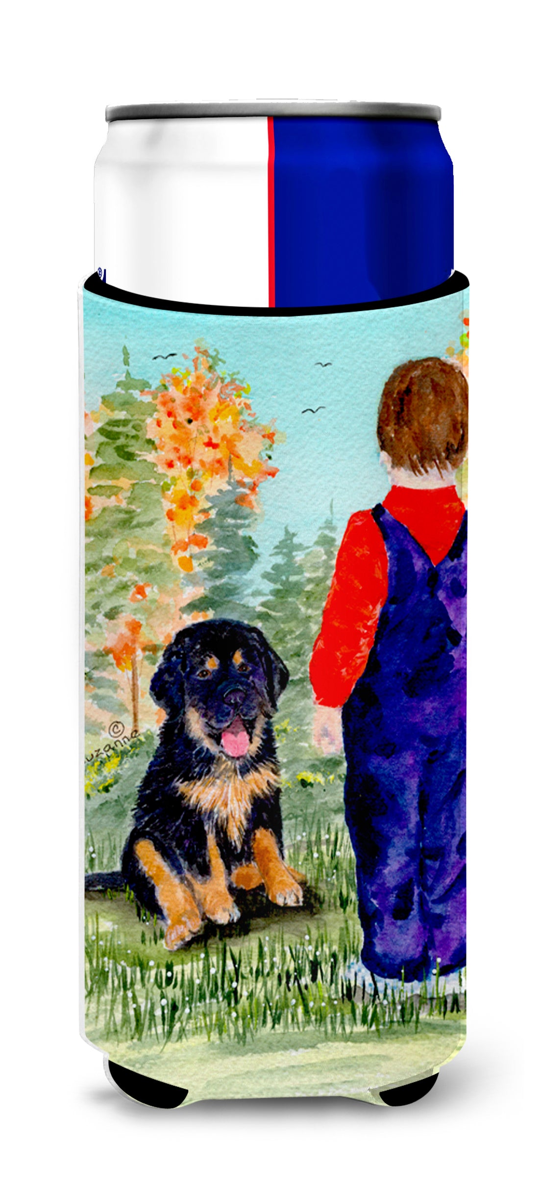 Caroline's Treasures Tibetan Mastiff Slim Can Hugger – Fun & Functional Drink Coolers SS8548MUK