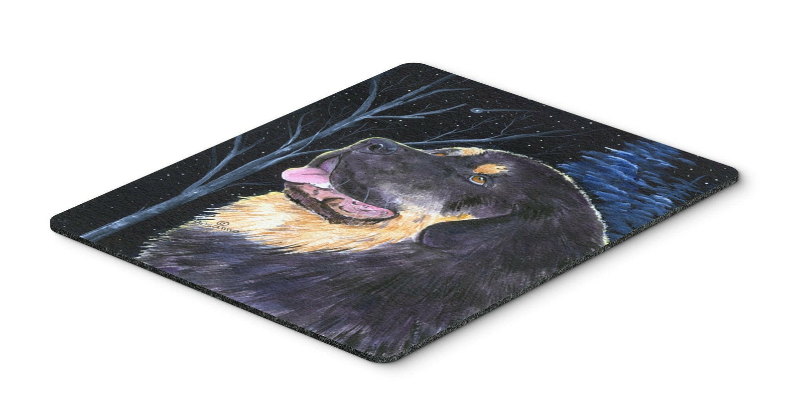 Starry Night Tibetan Mastiff Mouse Pad, Hot Pad or Trivet by Caroline's Treasures