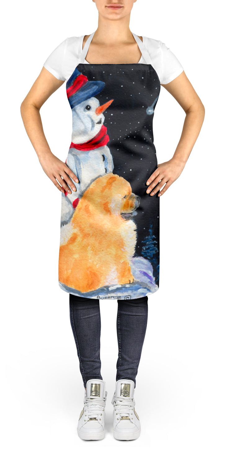 Snowman with Chow Chow Apron - the-store.com