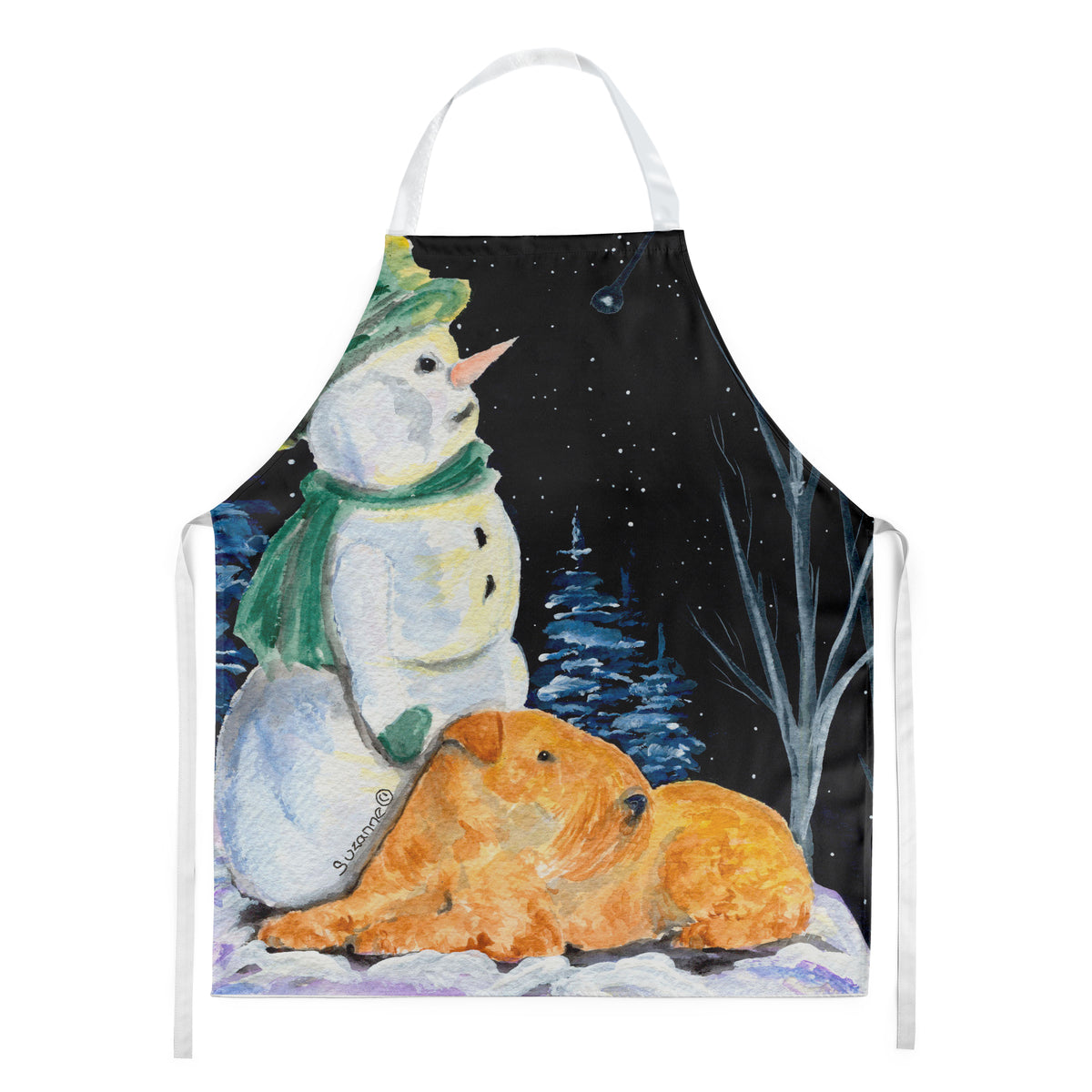Snowman with Lakeland Terrier Apron - the-store.com