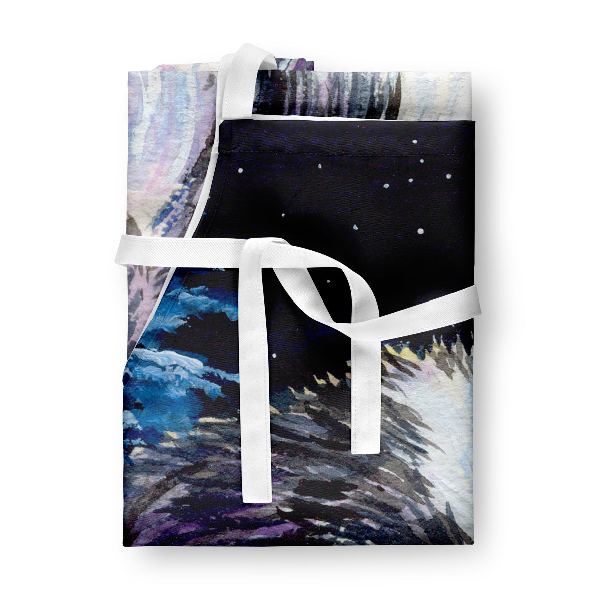 Starry Night Border Collie Apron - the-store.com