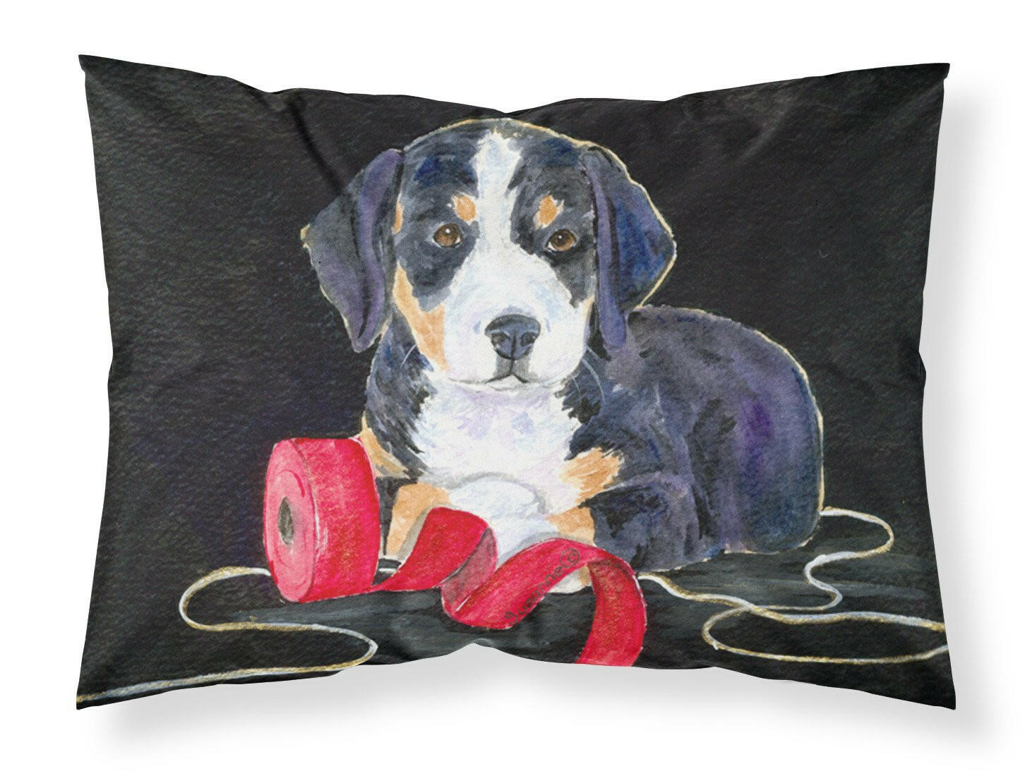 Entlebucher Mountain Dog Moisture wicking Fabric standard pillowcase by Caroline's Treasures