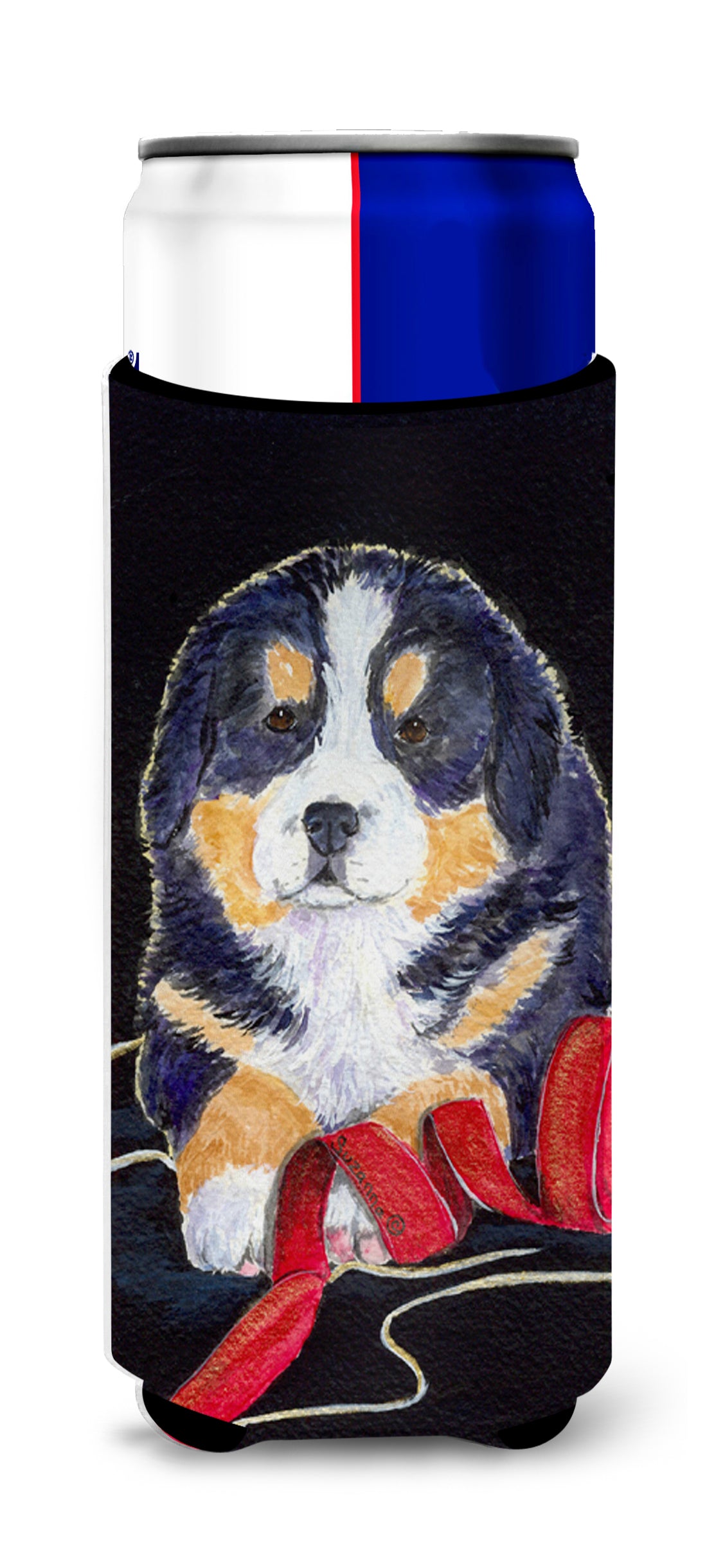 Bernese Mountain Dog Ultra Beverage Insulators for slim cans SS8569MUK.