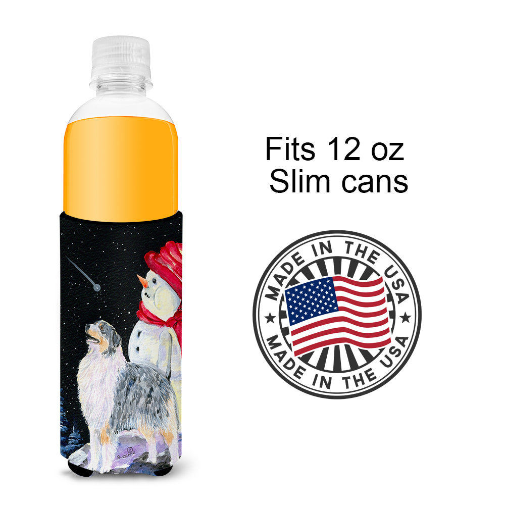 Australian Shepherd Ultra Beverage Insulators for slim cans SS8574MUK.