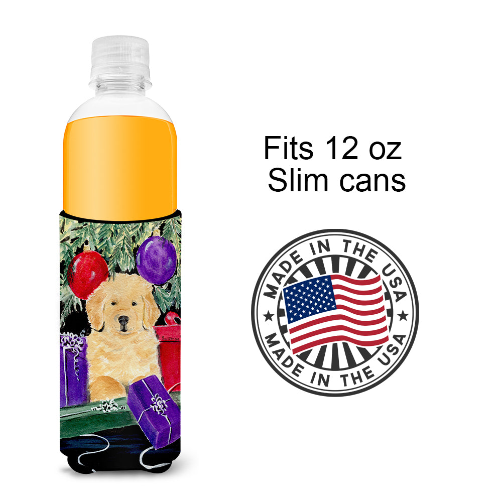 Golden Retriever Ultra Beverage Insulators for slim cans SS8581MUK