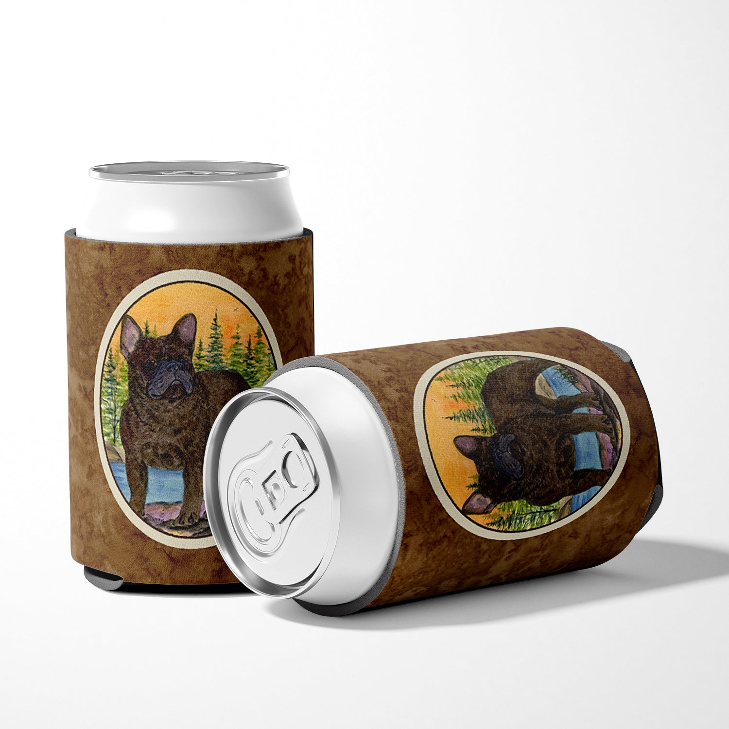 French Bulldog Can or Bottle Beverage Insulator Hugger