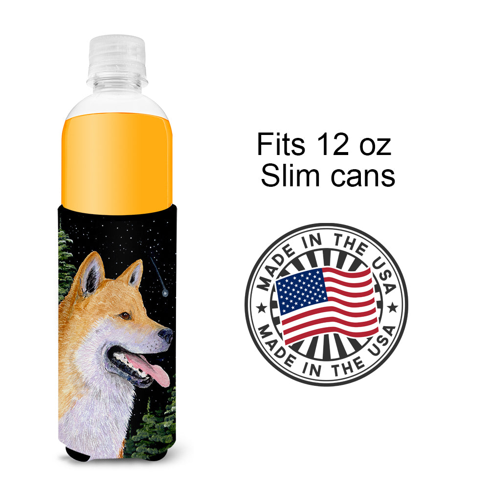 Shiba Inu Ultra Beverage Insulators for slim cans SS8598MUK.