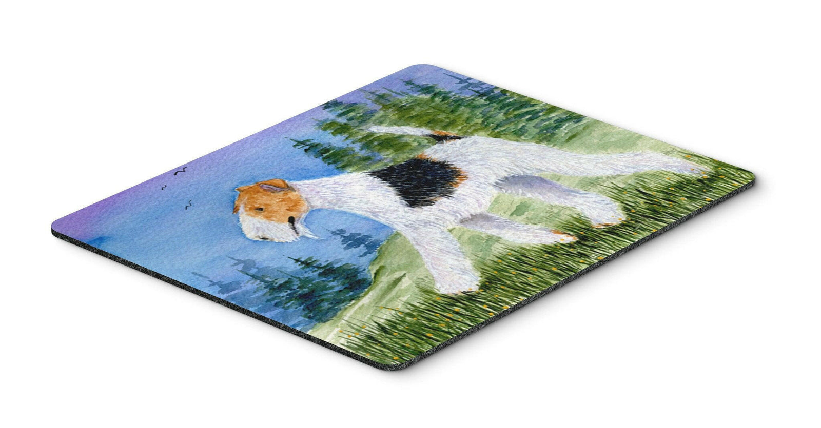 Fox Terrier Mouse Pad / Hot Pad / Trivet by Caroline's Treasures