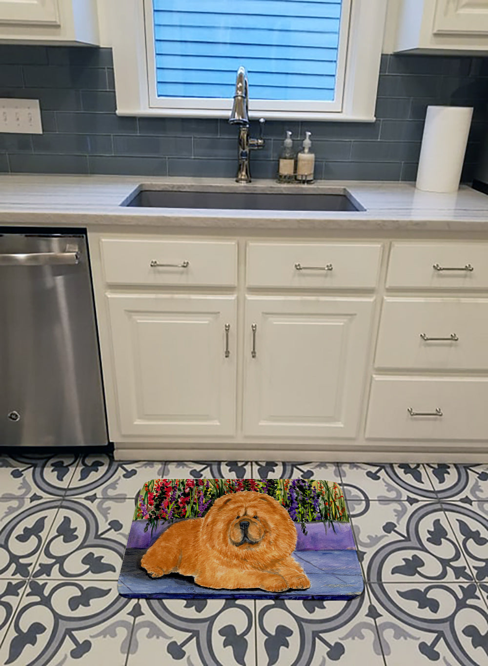 Chow Chow Machine Washable Memory Foam Mat SS8601RUG - the-store.com