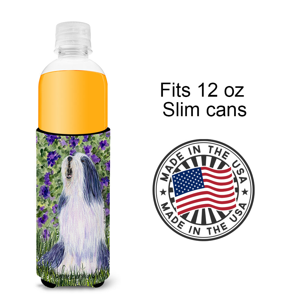 Bearded Collie Ultra Beverage Insulators for slim cans SS8602MUK