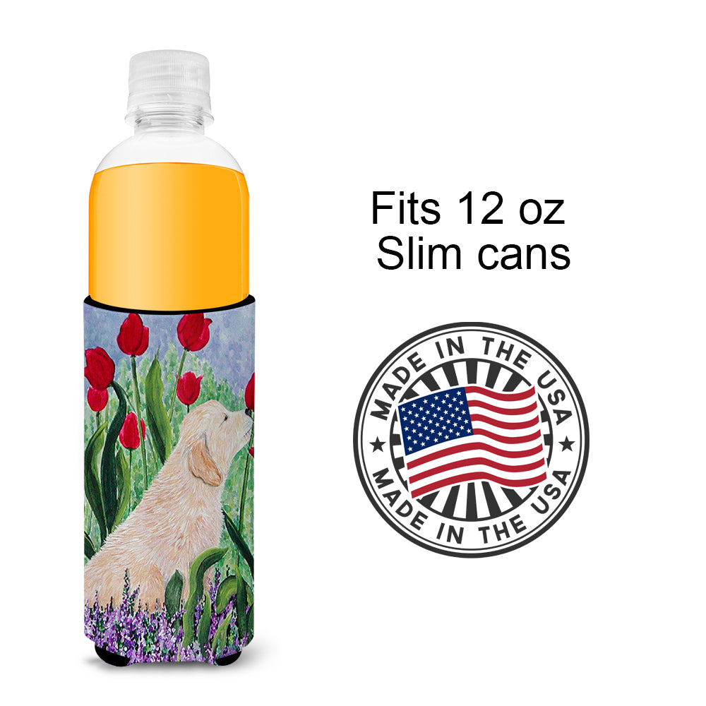 Golden Retriever Ultra Beverage Insulators for slim cans SS8610MUK.