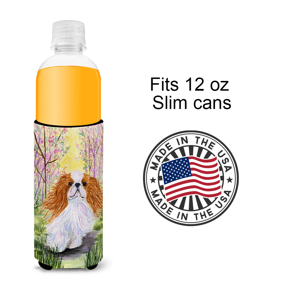 English Toy Spaniel Ultra Beverage Insulators for slim cans SS8613MUK.