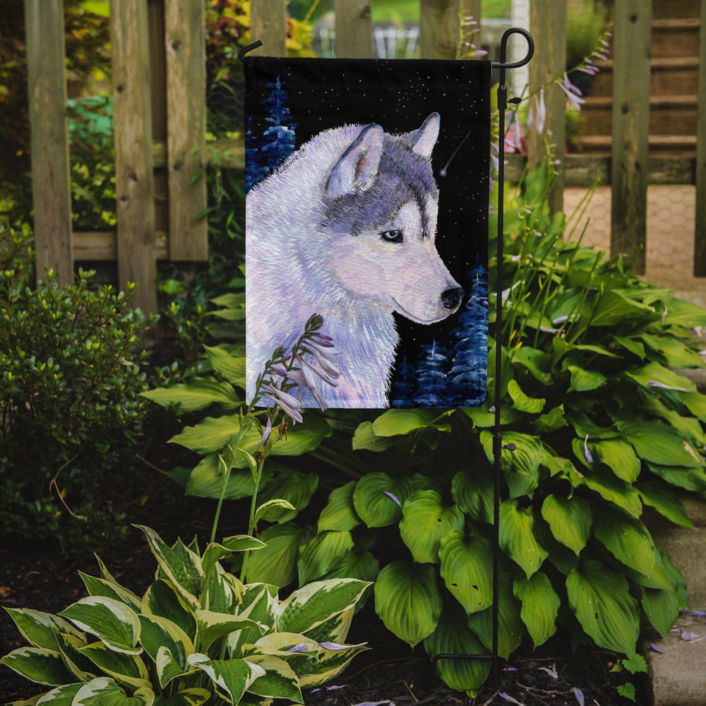 Caroline's Treasures Siberian Husky Garden Flag - Outdoor Decorative Yard Flag