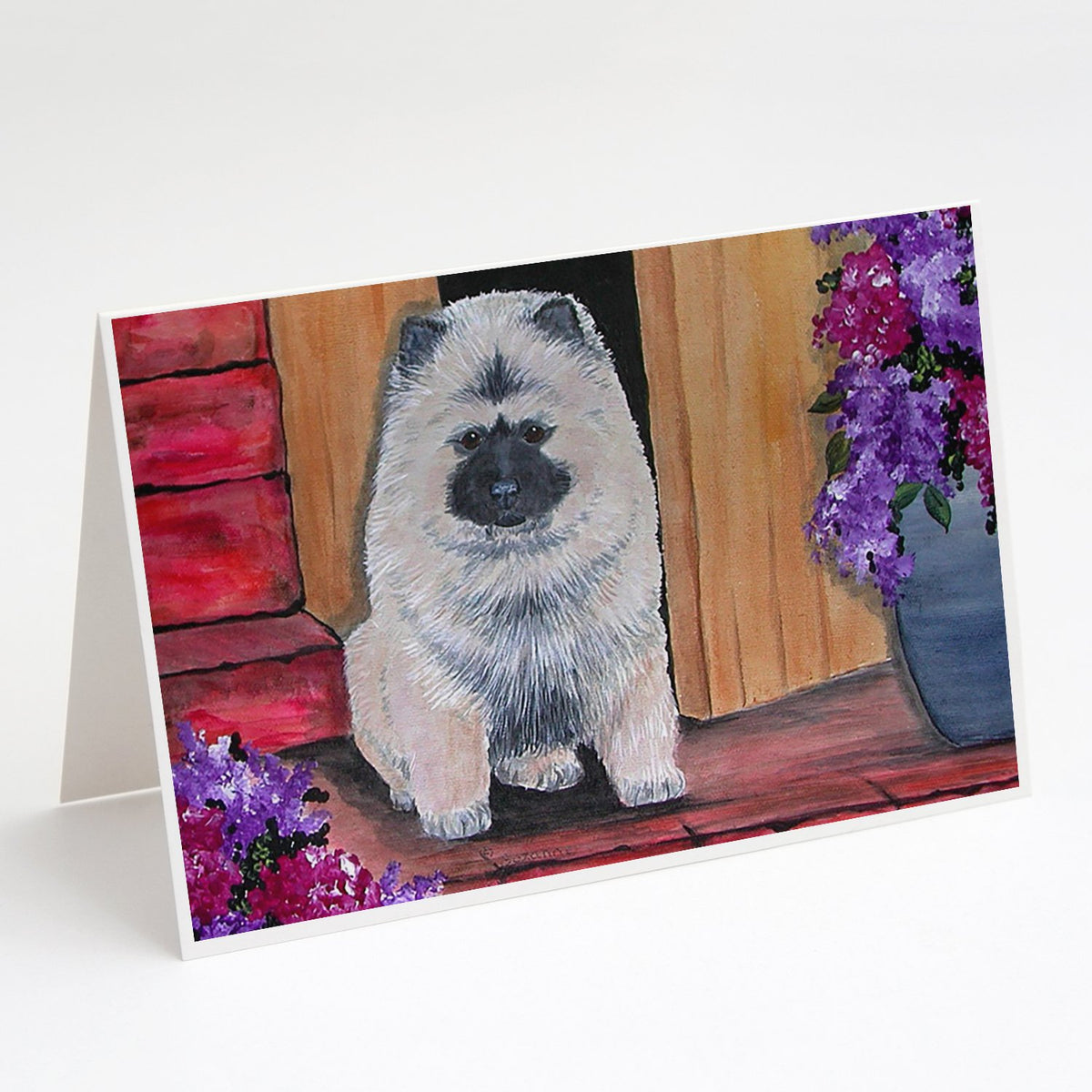Buy this Keeshond Greeting Cards and Envelopes Pack of 8