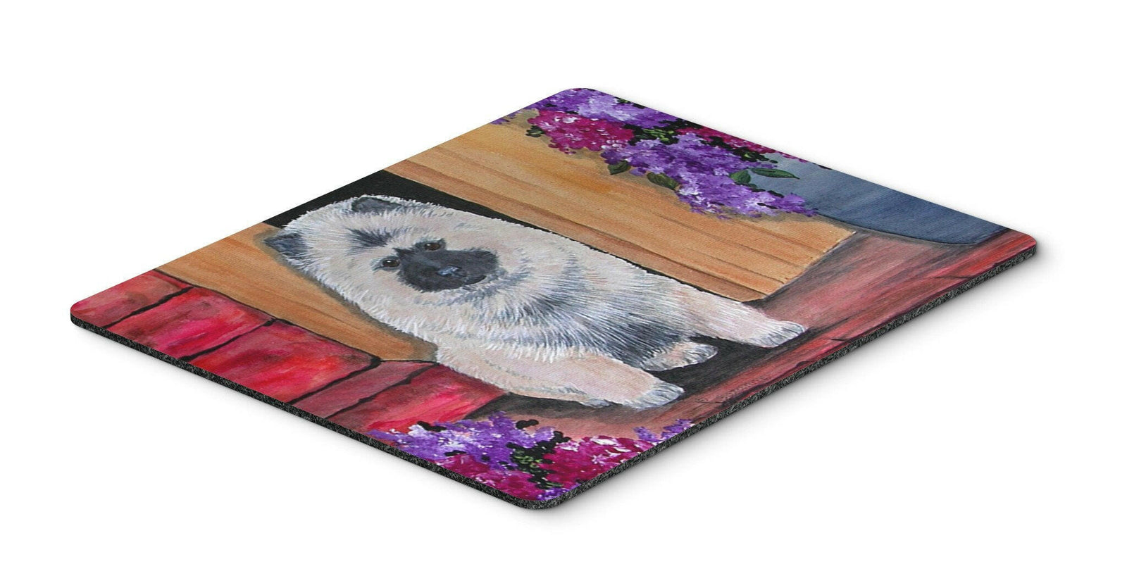 Keeshond Mouse pad, hot pad, or trivet by Caroline's Treasures