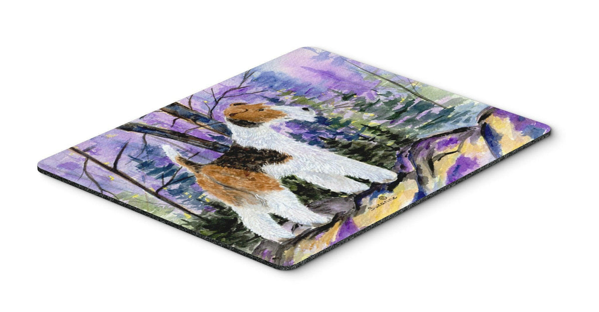 Fox Terrier Mouse pad, hot pad, or trivet by Caroline&#39;s Treasures