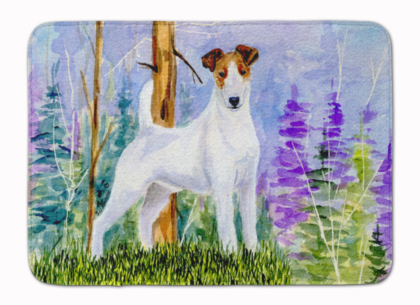 Jack Russell Terrier Machine Washable Memory Foam Mat SS8637RUG - the-store.com