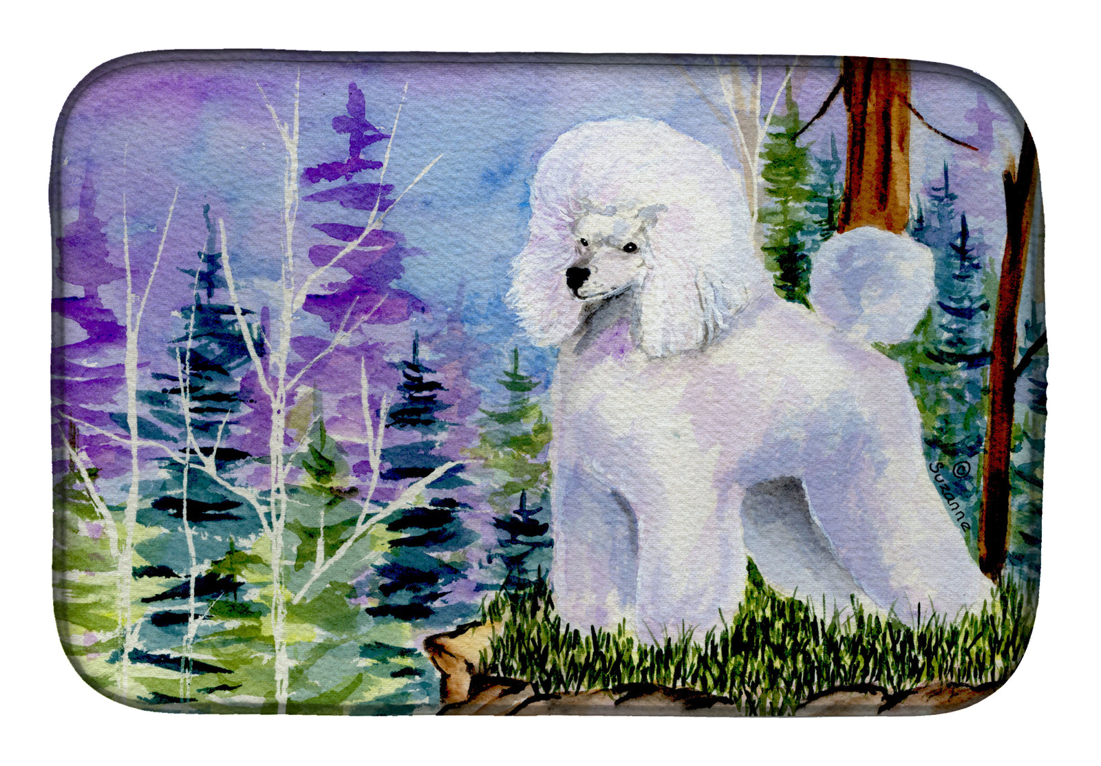 Poodle Dish Drying Mat SS8639DDM  the-store.com.
