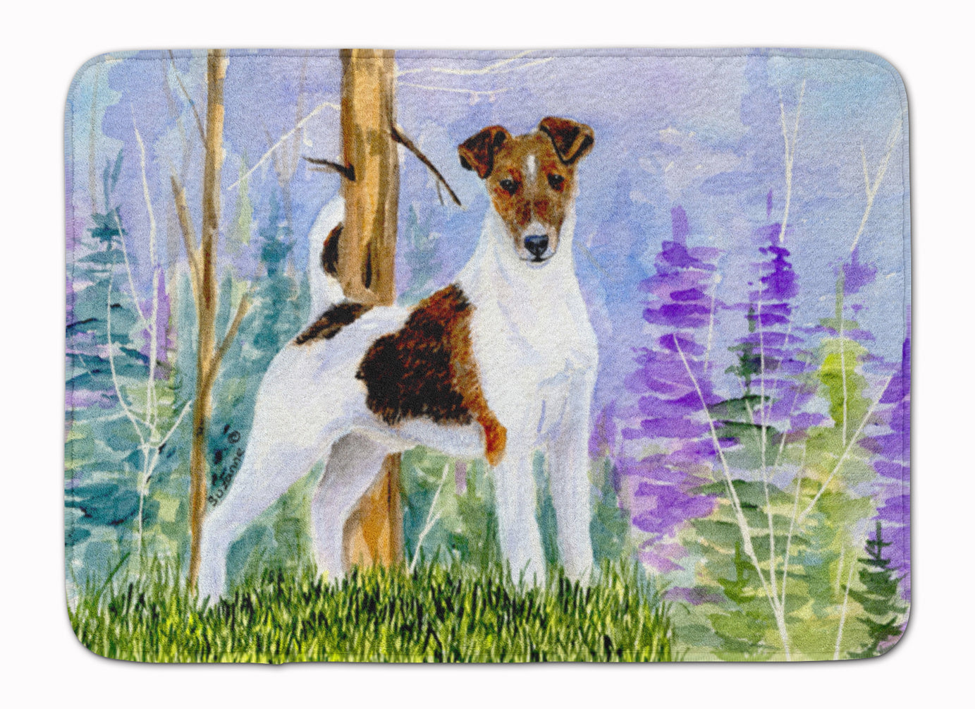 Jack Russell Terrier Machine Washable Memory Foam Mat SS8640RUG - the-store.com